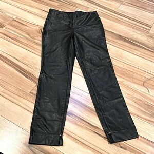 Lyss’e vegan leather pants
Inseam 27  1/2